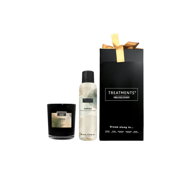 TREATMENTS® Giftbox Shower Foam & Candle (DeLuxe) - Samoa TREATMENTS® Giftbox Shower Foam & Candle (DeLuxe) - Samoa