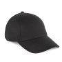 Biologisch katoenen pet met 5 panelen - K-up Gold Label Black One Size