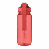 ENKEL - Sportdrinkfles 700ml - Transparant Rood