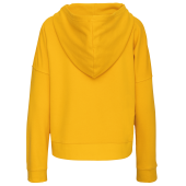 Bio lounge damessweater met capuchon Mellow Yellow S/M