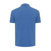 Iqoniq Yosemite gerecycled katoen pique polo, heather blue (XXS)