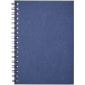 Desk-Mate® A6 kleuren spiraal notitieboek - Donkerblauw