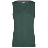 Ladies' V-Neck Pullunder forest-green XS