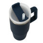 DRINK DELUXE - Vacuüm drinkbeker marineblauw DRINK DELUXE - Vacuüm drinkbeker marineblauw