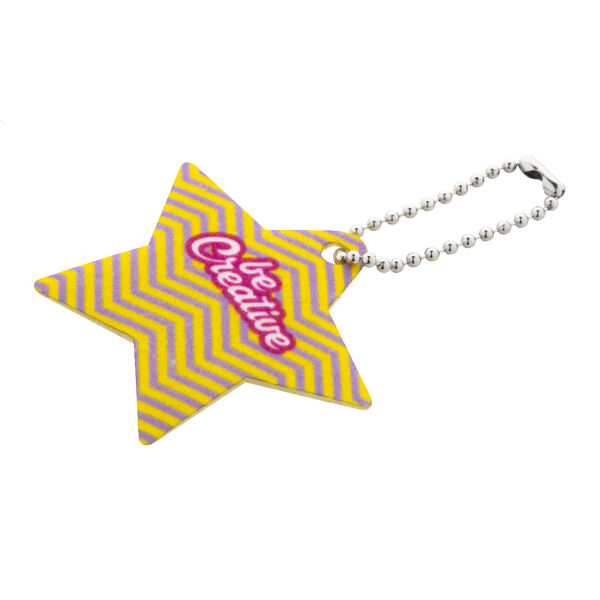 CreaFelt Key Xmas - aangepaste kerstsleutelhanger, ster CreaFelt Key Xmas - aangepaste kerstsleutelhanger, ster