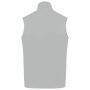 Ecologische uniseks bodywarmer van microfleece snow grey XS