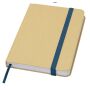 Reed A6 recycled hard cover notebook with plain pages - Ocean blue