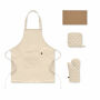 GALA SET - Recycled cotton kitchen set - Beige