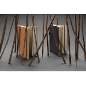 A5 deluxe kraft hardcover notitieboek, zwart