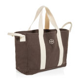 BEAU AWARE™ strandtas van 400gsm gerecycled canvas, bruin BEAU AWARE™ strandtas van 400gsm gerecycled canvas, bruin
