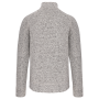 Heather herenvest met rits Light Grey Melange 4XL