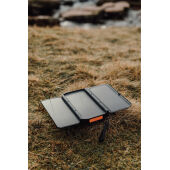 Nordic Drift Titan 10.000mAh solar powerbank met 3 panelen, zwart