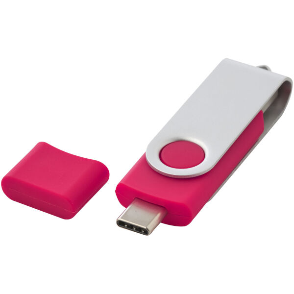 OTG draaiende USB type-C - Magenta - 32GB