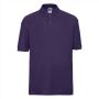 RUS Children's Classic Polycot. Polo, Purple, 5-6jr