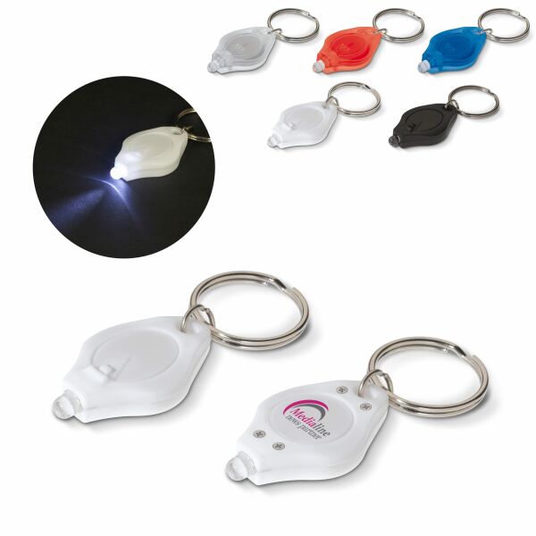 Sleutelhanger lamp - Ecru / Donkerblauw Sleutelhanger lamp - Ecru / Donkerblauw