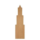 Plank Domtoren klein beuken 39,5x11x1,6 cm