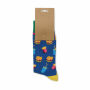 FUNNY M - Sokken met een grappig patroon - Royal Blauw