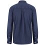 Ecologisch verwassen herenoverhemd washed navy 3XL