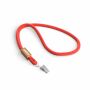Polyester koord-keycord met bamboe plaatje