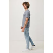 IQONIQ Brett gerecycled katoen t-shirt, light heather navy (XXS)