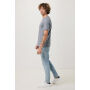 IQONIQ Brett gerecycled katoen t-shirt, light heather navy (XXS)