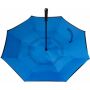 Pongee paraplu Constance blauw