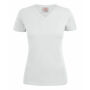 Printer Heavy V Lady t-shirt White 3XL