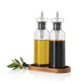AdHoc Menage AromaPour-set met olie- en azijnschenker, 300 m, transparant