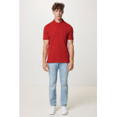 Iqoniq Yosemite gerecycled katoen pique polo, rood (XXS)