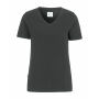 Cottover Gots Stretch V-Neck Lady charcoal XS Cottover Gots Stretch V-Neck Lady charcoal XS