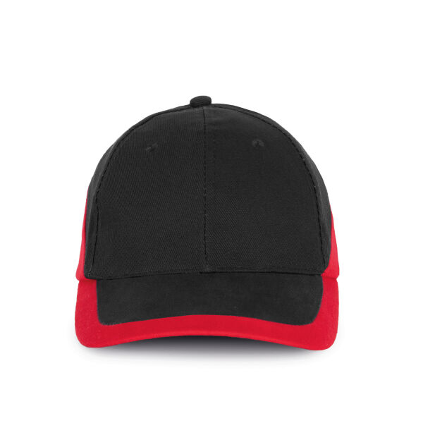 Racing - 6-Panel-Kappe Black / Red One Size