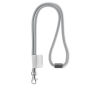 Polyester 2-kleurige koord-lanyard met full color label