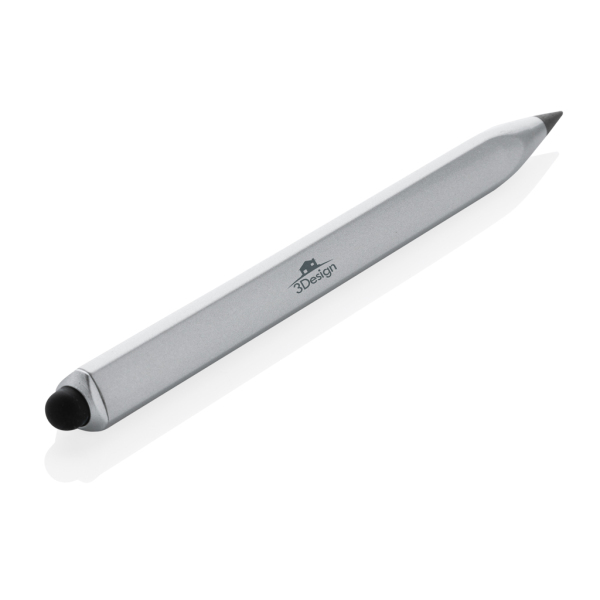 Eon RCS gerecycled aluminium infinity pen, zilver