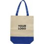 Polyester shopper Helena blauw