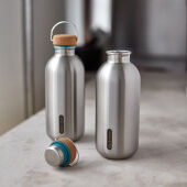 Black+Blum Stalen Water Fles 600ml, turquoise
