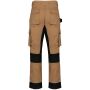 Gerecycleerde performance heren werkbroek Camel/Black 44 NL (38 FR)