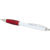Nash balpen van gerecycled plastic (zwarte inkt) - Rood