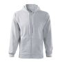Sweatshirt men's Trendy Zipper ash melange S
