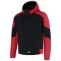 Softshell Capuchon Bicolor Redefined 406118 Black-Brightred XXL