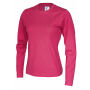 Cottover Gots T-shirt Long Sleeve Lady Dark Cerise