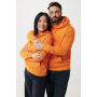 IQONIQ Rila lichtgewicht gerecycled katoen hoodie, oranje (L)
