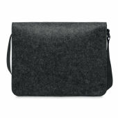 BAGLO - Vilten laptoptas van RPET - Steengrijs