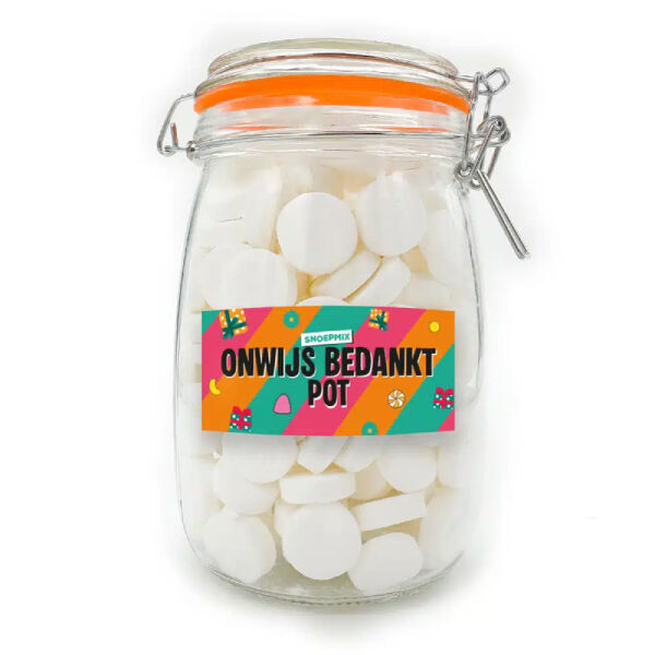 Snoeppot I Onwijs bedankt Snoeppot I Onwijs bedankt