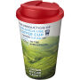 Brite-Americano® 350 ml geïsoleerde beker - Wit/Rood Brite-Americano® 350 ml geïsoleerde beker - Wit/Rood