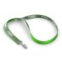 Polyester keycord met reflecterende overlay Polyester keycord met reflecterende overlay