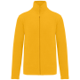 Microfleece met rits heren Yellow 5XL
