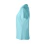 T-shirt | biologisch katoen | dames - Stoffige aqua, 3XL