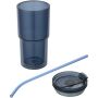Archer 480 ml dubbelwandige plastic beker - Oceaanblauw