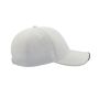 ESTORIL CAP, WHITE, One size, ATLANTIS HEADWEAR ESTORIL CAP, WHITE, One size, ATLANTIS HEADWEAR