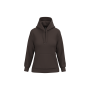 Eco damessweater met capuchon Chocolate XS